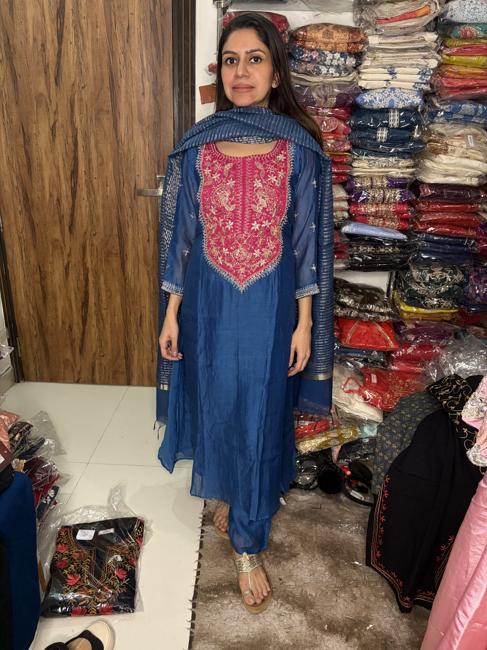 Home The Royal Blue Mul Chandheri