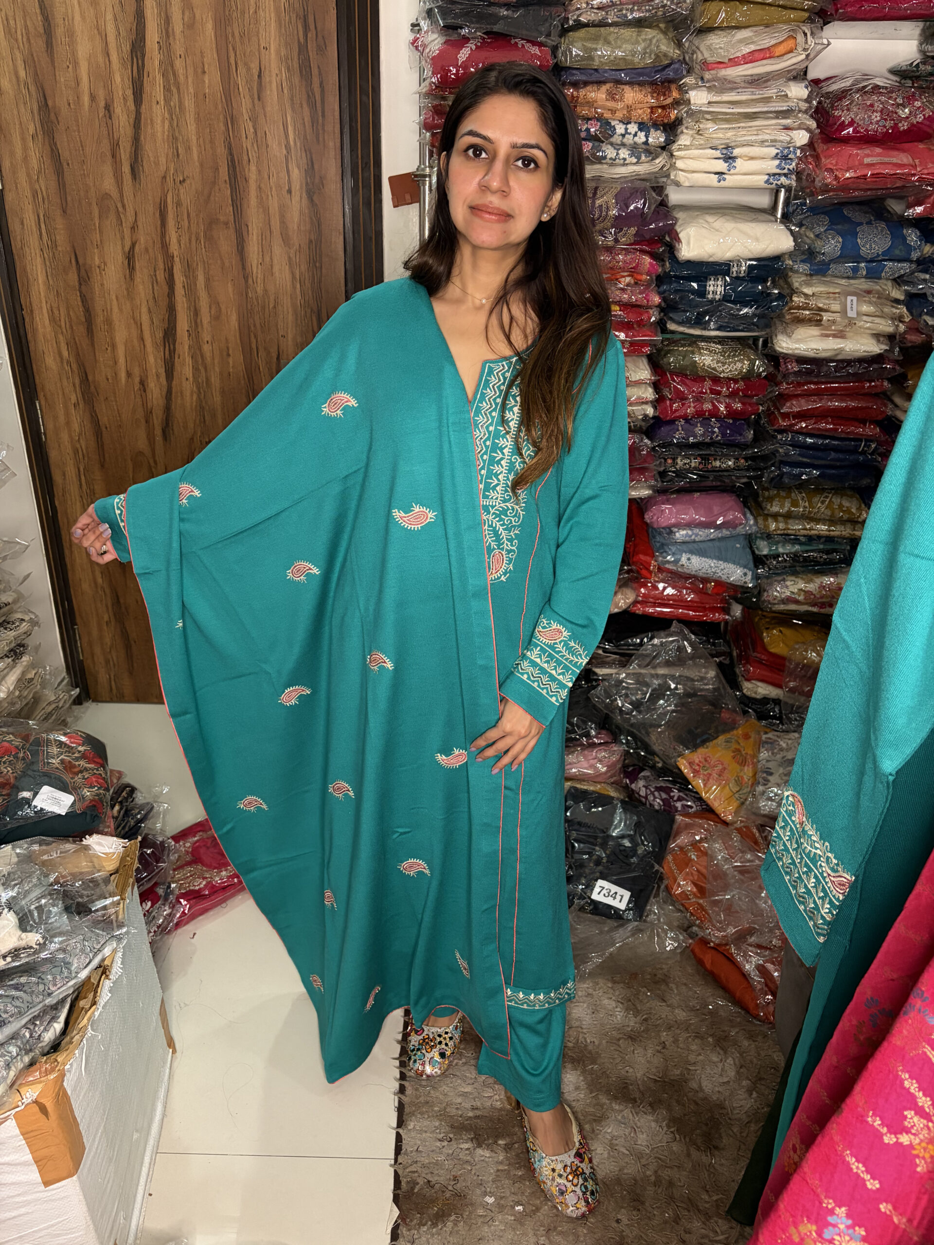 Home Blue Knitted Suit