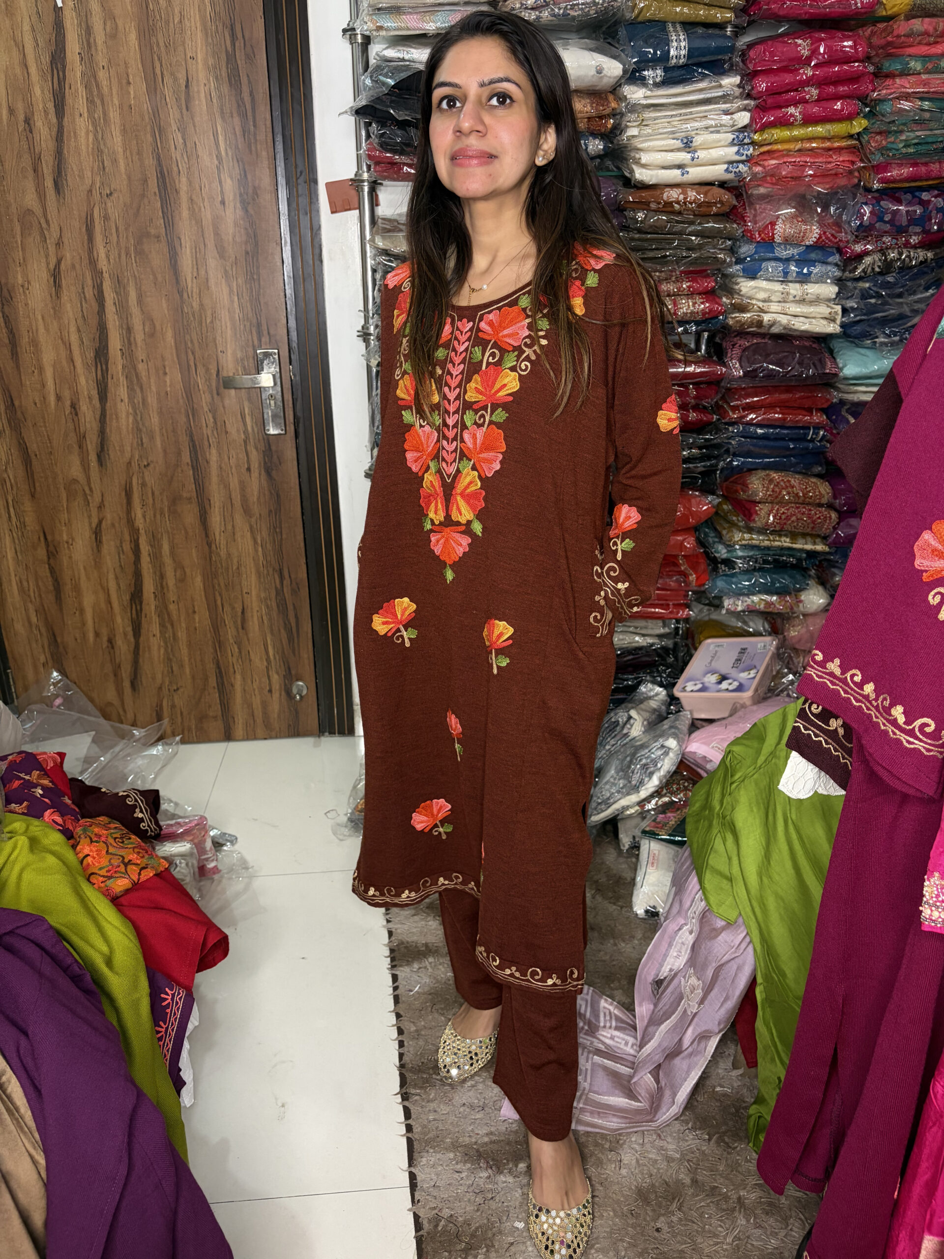 Home Knitted Feran Set