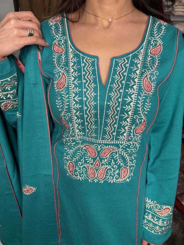 Blue Knitted Suit - Image 3