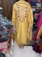 Golden Yellow Cotton Chandheri - Image 3