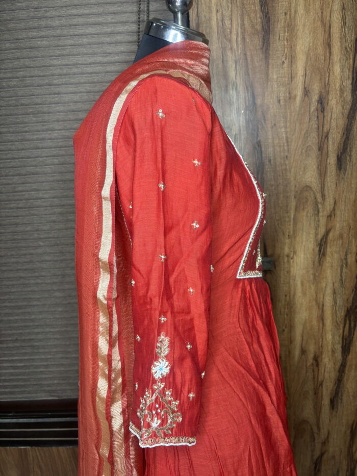 Peacock Mul Chanderi - Image 5