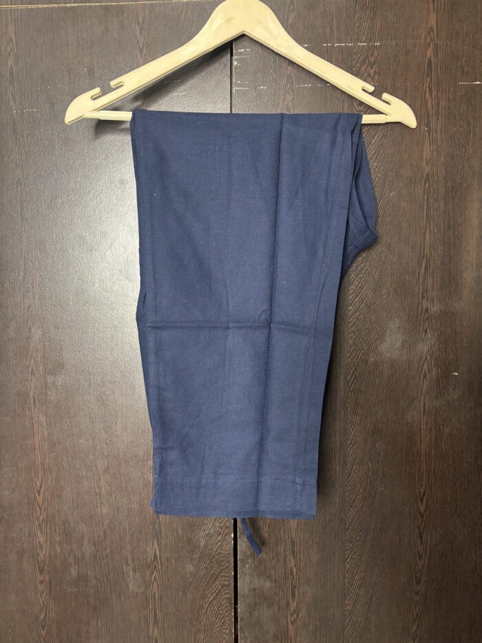 Blue Handloom Cotton Suit - Image 7