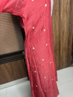 Rust Mul Chanderi Suit - Image 5