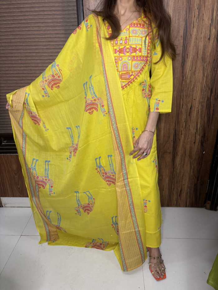 Yellow Embroidered Suit - Image 6