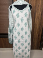 White Noodle Strap Cotton Suit - Image 2