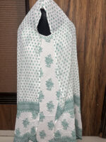 White Noodle Strap Cotton Suit - Image 4