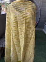 Yellow  Noodle Strap Cotton Suit - Image 4