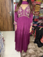 Alia Cut Chinon Anarkali - Image 2
