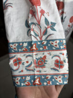 White Angrakha Cotton Suit - Image 4