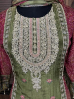 Green Crushed Tissue Suit - Image 2