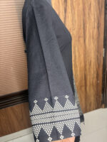 The Black handloom Cotton Suit - Image 4