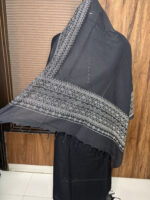 The Black handloom Cotton Suit - Image 8