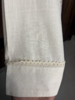 Floral Embroidered off white article - Image 5