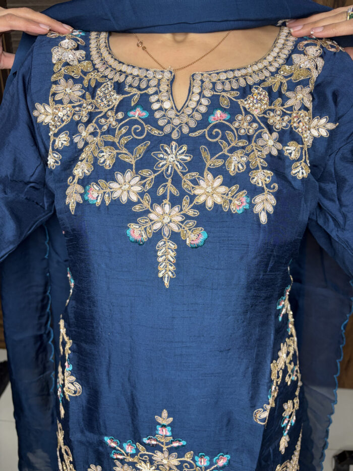 The Teal Blue Sharara - Image 3