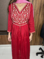 The Red Chinon Anarkali - Image 2