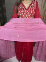 The Red Chinon Anarkali - Image 5
