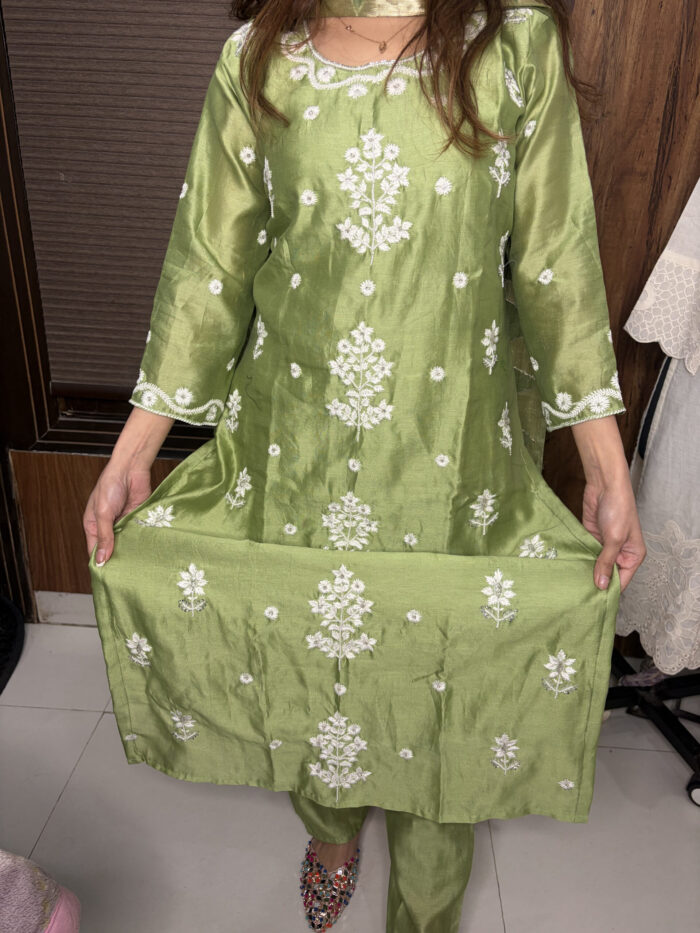 Green Pearl Work Suit - Image 2