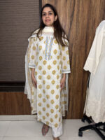 The White Printed Suit