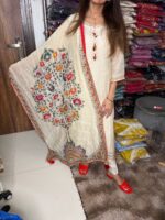 Pastel Chandheri 3 Pcs Fully Stitched Suit - Image 5