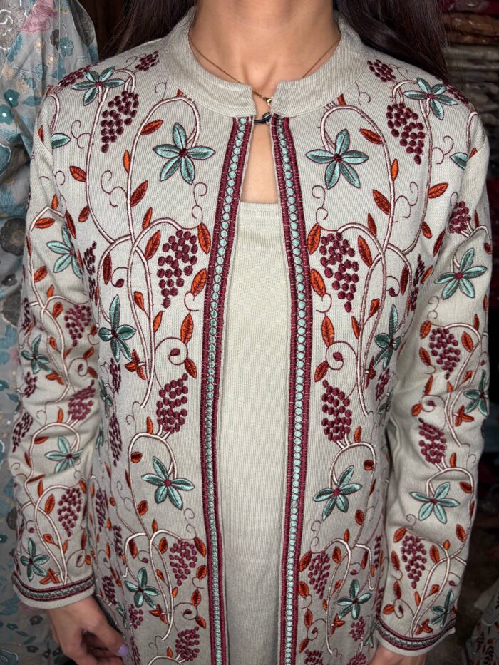 Warm Pastels  Fabric Knitted Suit - Image 6