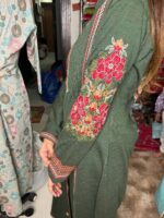 Green Chili Suit Fabric Knitted - Image 2