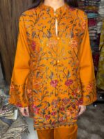 Aari Work Cord Sets Fabric Pashmina - Image 6