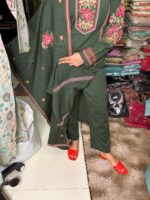 Green Chili Suit Fabric Knitted - Image 6