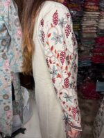 Warm Pastels  Fabric Knitted Suit - Image 3