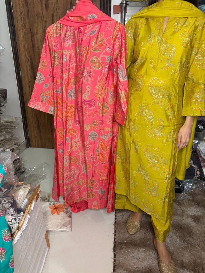 Floral formals Fabric Muslin - Image 2