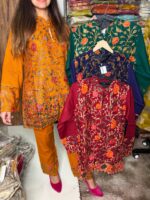 Aari Work Cord Sets Fabric Pashmina - Image 2