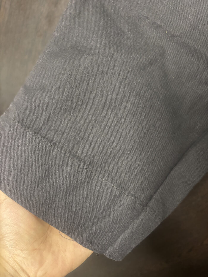 Brown Handloom Cotton Pant - Image 2