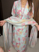 Pastel Muslin Suit - Image 6