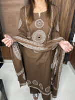 Brown Aplic Work Suit