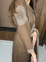 Brown Aplic Work Suit - Image 3