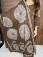 Brown Aplic Work Suit - Image 5