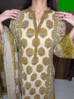 Short length Block printing Suit - Image 7