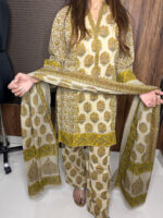 Short length Block printing Suit