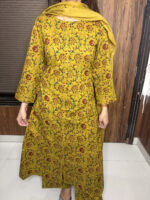 The Mustard Kalamkari Suit - Image 2