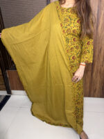 The Mustard Kalamkari Suit - Image 6