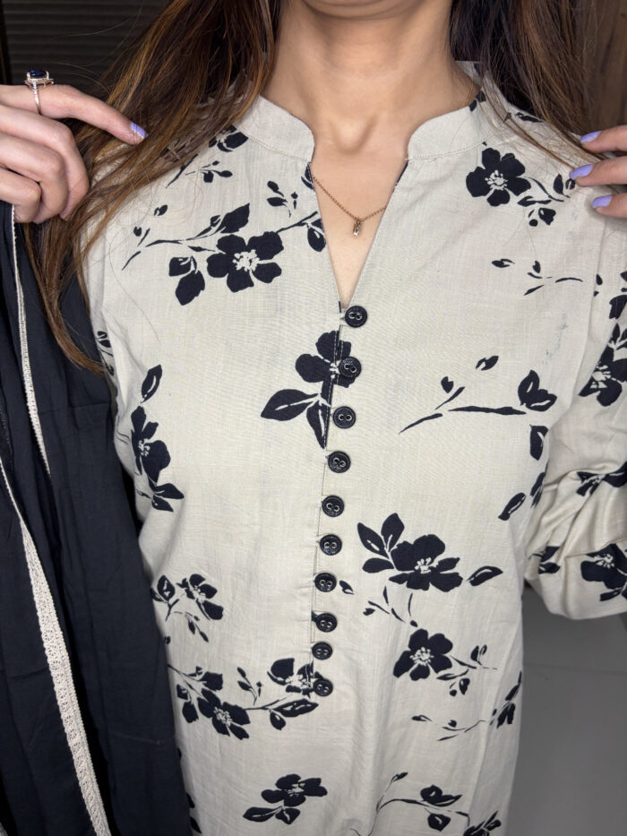 Floral Handloom Suit - Image 6