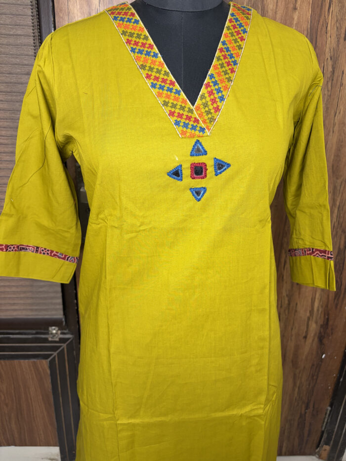 The Mehndi Cotton Suit - Image 2