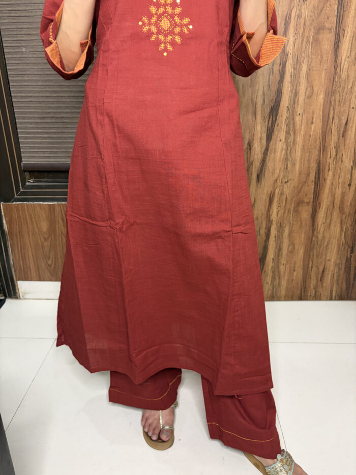 The Checked Applique Co-ord - Image 4
