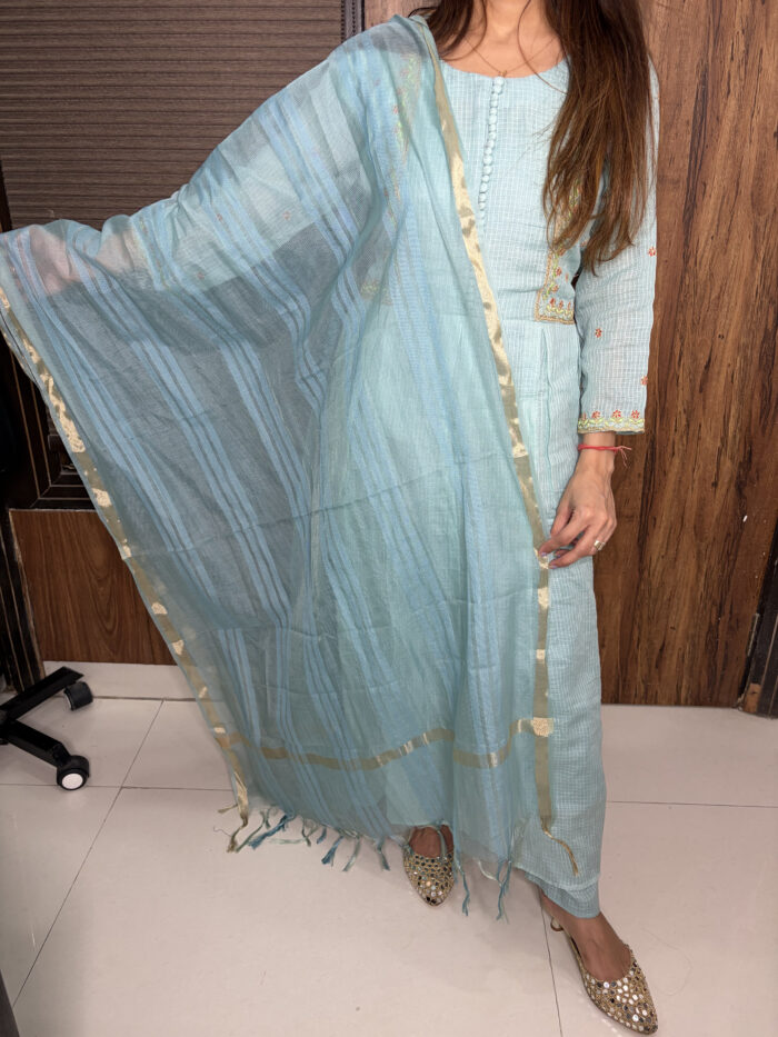 Kota Cotton A-Line Suit - Image 6