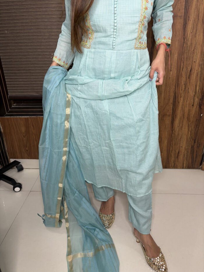 Kota Cotton A-Line Suit - Image 8