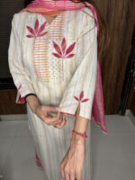 The Lotus Appliqué Work Suit - Image 3