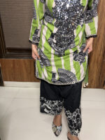 The Mirror Work Farshi Salwar Suit - Image 2