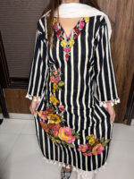 The Stripe Appliqué Work Suit