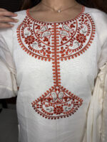 The Rust Embroidered Ivory - Image 4