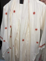 The White Tassle Embroidered Suit - Image 7